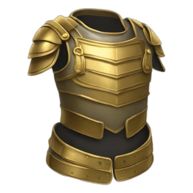 Chevalier armure en or sticker