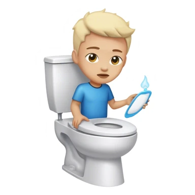 Skibidy toilet rizz sticker
