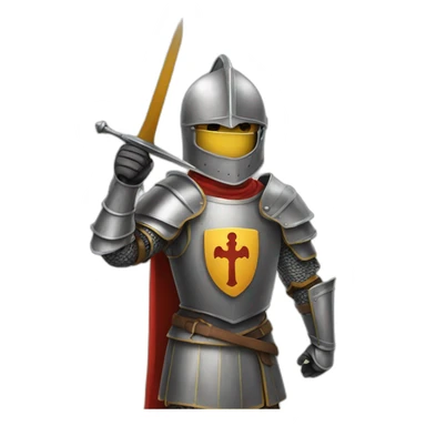 Knight from the Santiago Order sticker