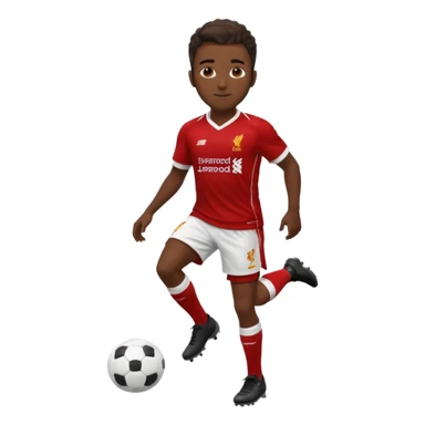 A Liverpool soccer player no salah sticker
