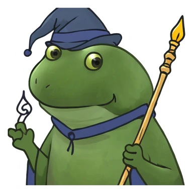 bufo the wizard sticker