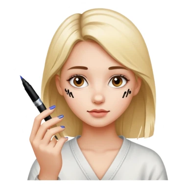 Calligraphy Girl sticker