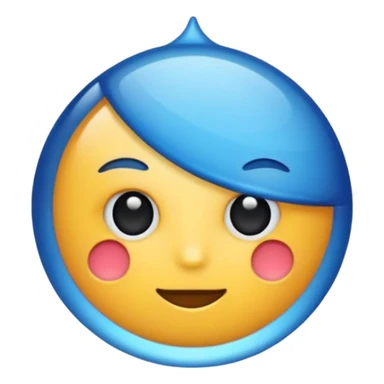 Um laço azul sticker