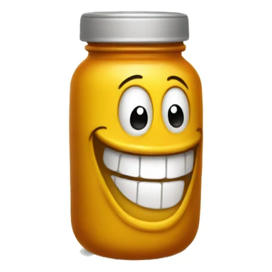 laughing sauce jar sticker