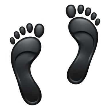 следы ног на белом фоне sticker