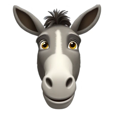 Donkey from shrek sticker
