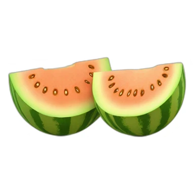 pair of melons sticker