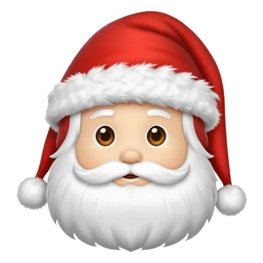 Santa hat emoji sticker