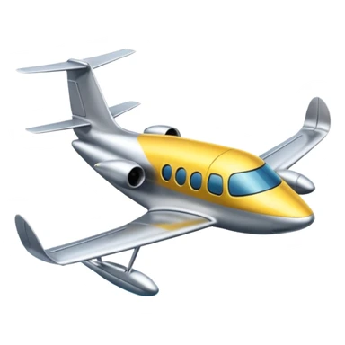 amphibian aircraft taking off from water sticker