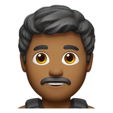 Memoji of Gigachad sticker
