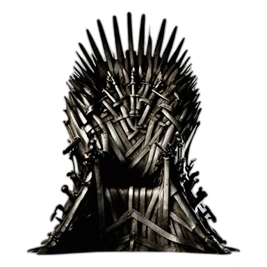 Iron throne sticker