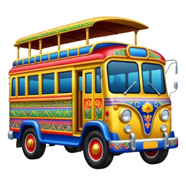 The jeepney emoji sticker