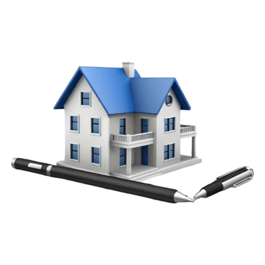 architect blueprints of a house only on paper sticker