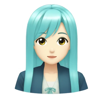 Aquamarine hoshino from oshi no ko sticker