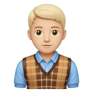 Make me a preppy aesthetic sticker