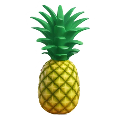 3D Pineapple  sticker