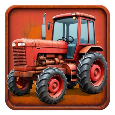 Tractor sticker
