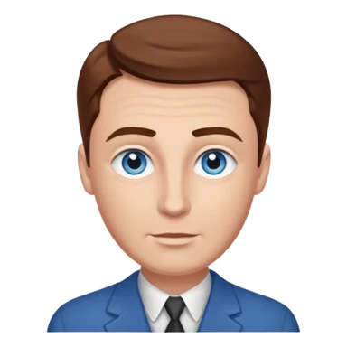 Jack Haley (1897-1979) with blue eyes, brown hair sticker