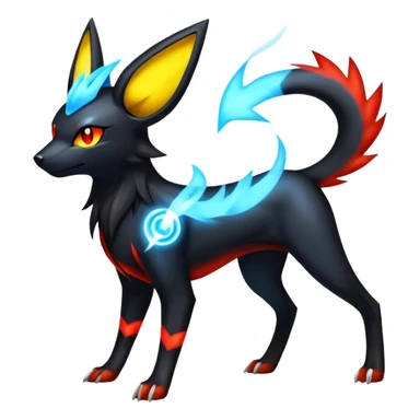 Umbreon-Luxray-Manectric-Houndoom-Pokémon-Fakémon-hybrid-creature sticker