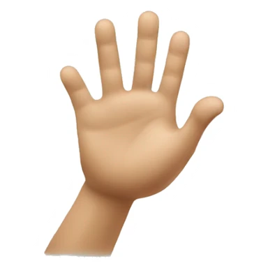 doubt emoji with hand sticker