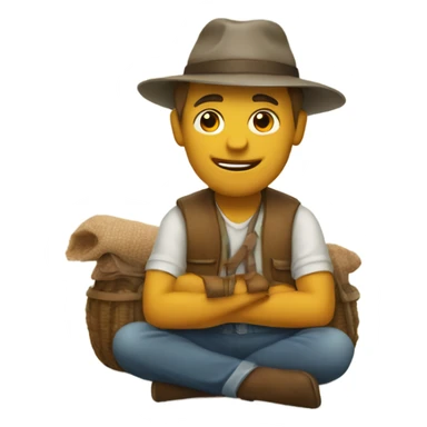 cozy raindier trip sticker