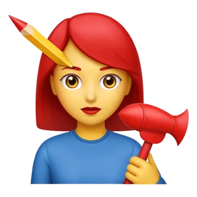 flecha sólida vermelha para marcar início de frase sticker