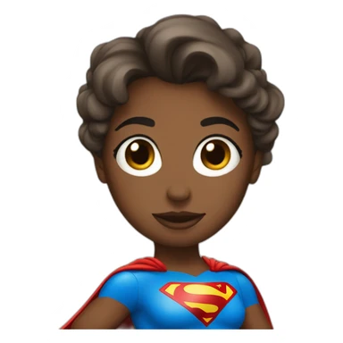 Super man girl  sticker