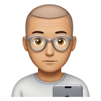 A seasoned developer with a buzzcut who is a tech daddy sticker