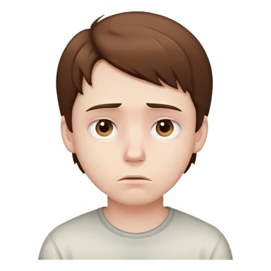 sad boy sticker