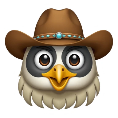 A wild western parler madem sticker