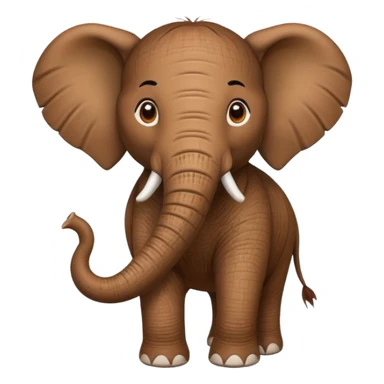 Elefante con cuerpo de coco sticker