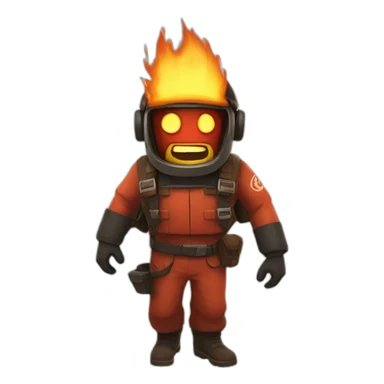 team fortress 2 pyro sticker