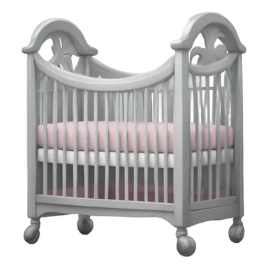 Children's stylish crib for babies sticker