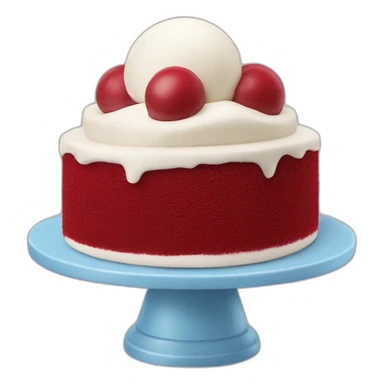 icecream red velvet cake sticker