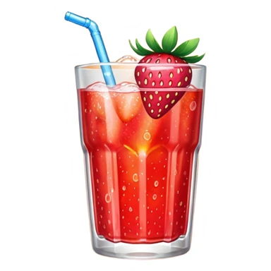 hyper sparkle strawberry  Fanta  sticker