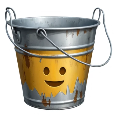 metal bucket sticker