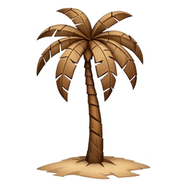 broken palm tree sticker