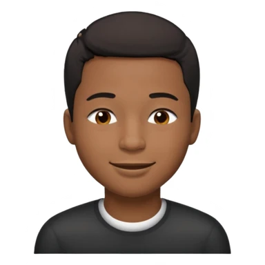 a black dude with a smile so big it reaches his ears sticker