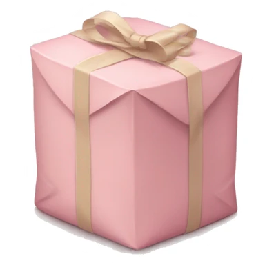 light pink package sticker