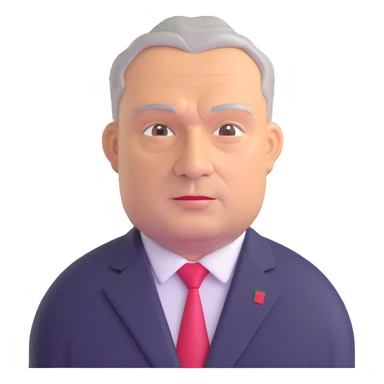 cool depiction of Viktor Orbán sticker