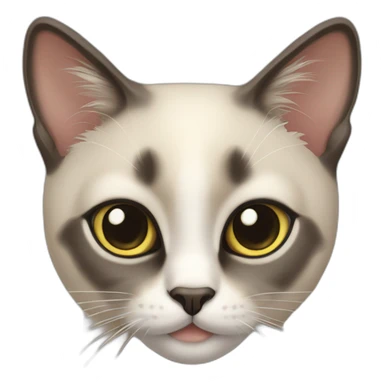 cat siamois sticker