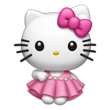 Hello kitty coquette sticker