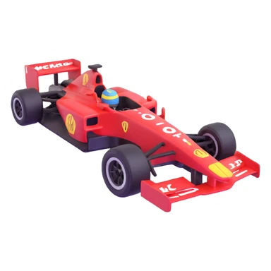 F1 racing car sticker