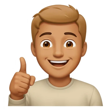 a man pointing and laughing mockingly sticker