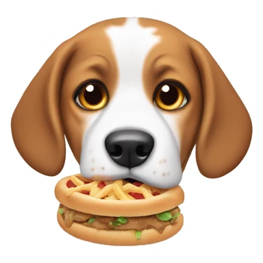 Beagle who’s hungry  sticker