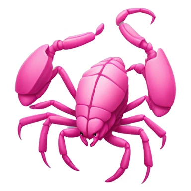 Pink scorpion  sticker