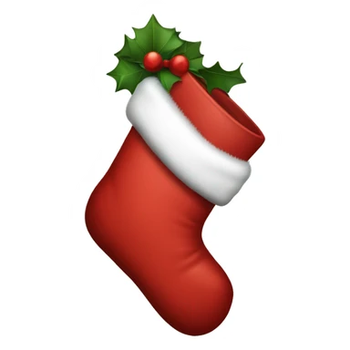 Santa stocking  sticker