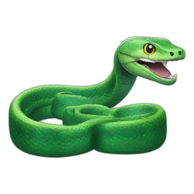 Tropical Snake sticker