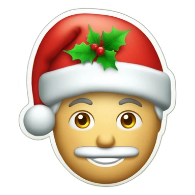 un adorno navideño rojo y verde con la palabra Dalia en el medio sticker