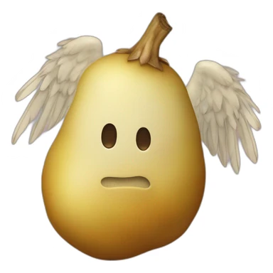 Patate avec des ailes sticker